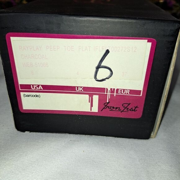 NIB Iron Fist Rayplay Peep Toe Flat - Picture 12 of 12